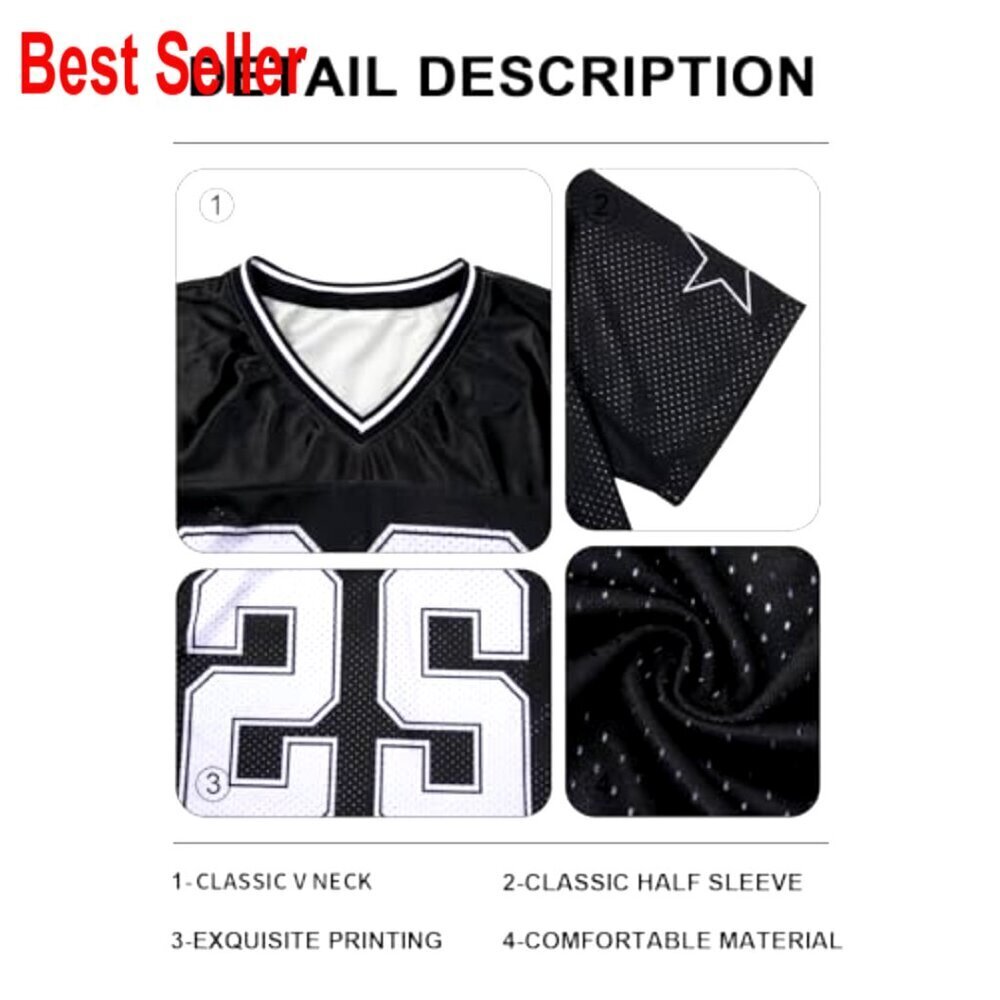 Y2K Graphic Number Tee V Neck Mesh Crop Top Baggy Streetwear Jersey Shirt - Picture 6 of 7